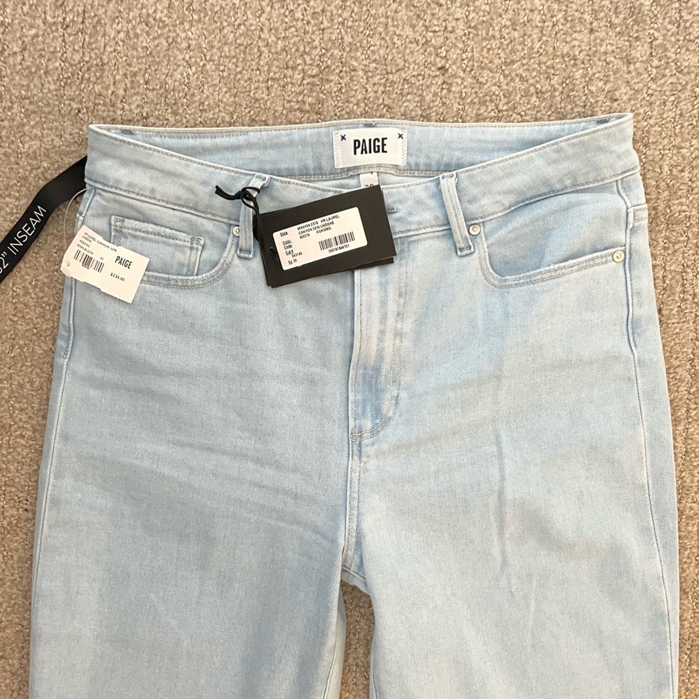 Paige Denim Jeans High Rise Laurel Canyon Flare
